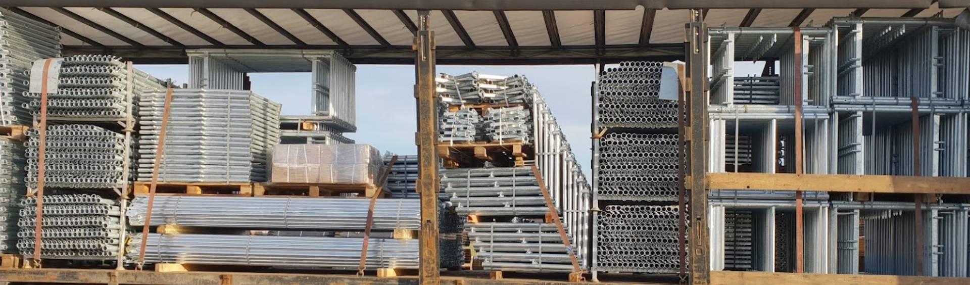 POL-MET échafaudage de façade, chantier, tubulaire, modulaire, plettac